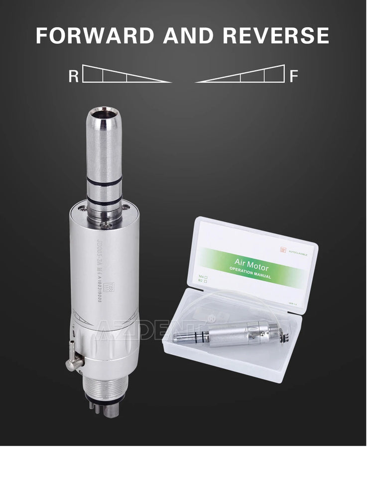 AZDENT Dental Low-Speed Contra Angle Handpiece – Latch Type, Fits E-Type Air Motors