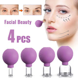 Rubber Cupping Face Massager Vacuum Eye Skin Lifting Facial Cups Anti Cellulite Jar Anti-Wrinkle Cupping Therapy Beauty Tool