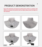 Electric Heating Neck & Shoulder Pad – Thermal Compress Vibration Shawl with 3 Heat Levels