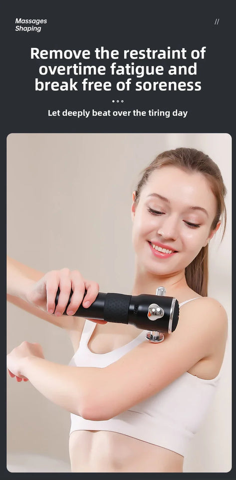 High-Frequency Fascia Massage Gun – 3-Speed Full Body Muscle Relaxation Tool