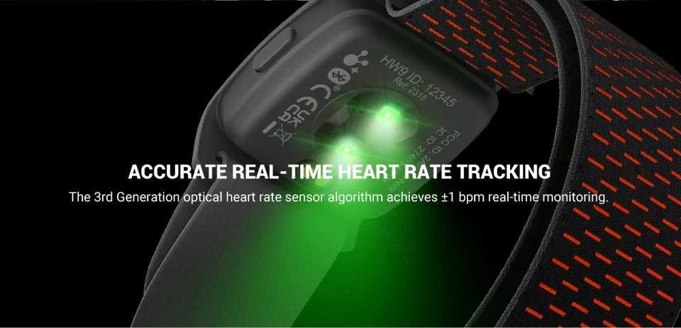 COOSPO HW9 Armband Heart Rate Monitor – BLE5.0 & ANT+ Compatible for Fitness & Cycling