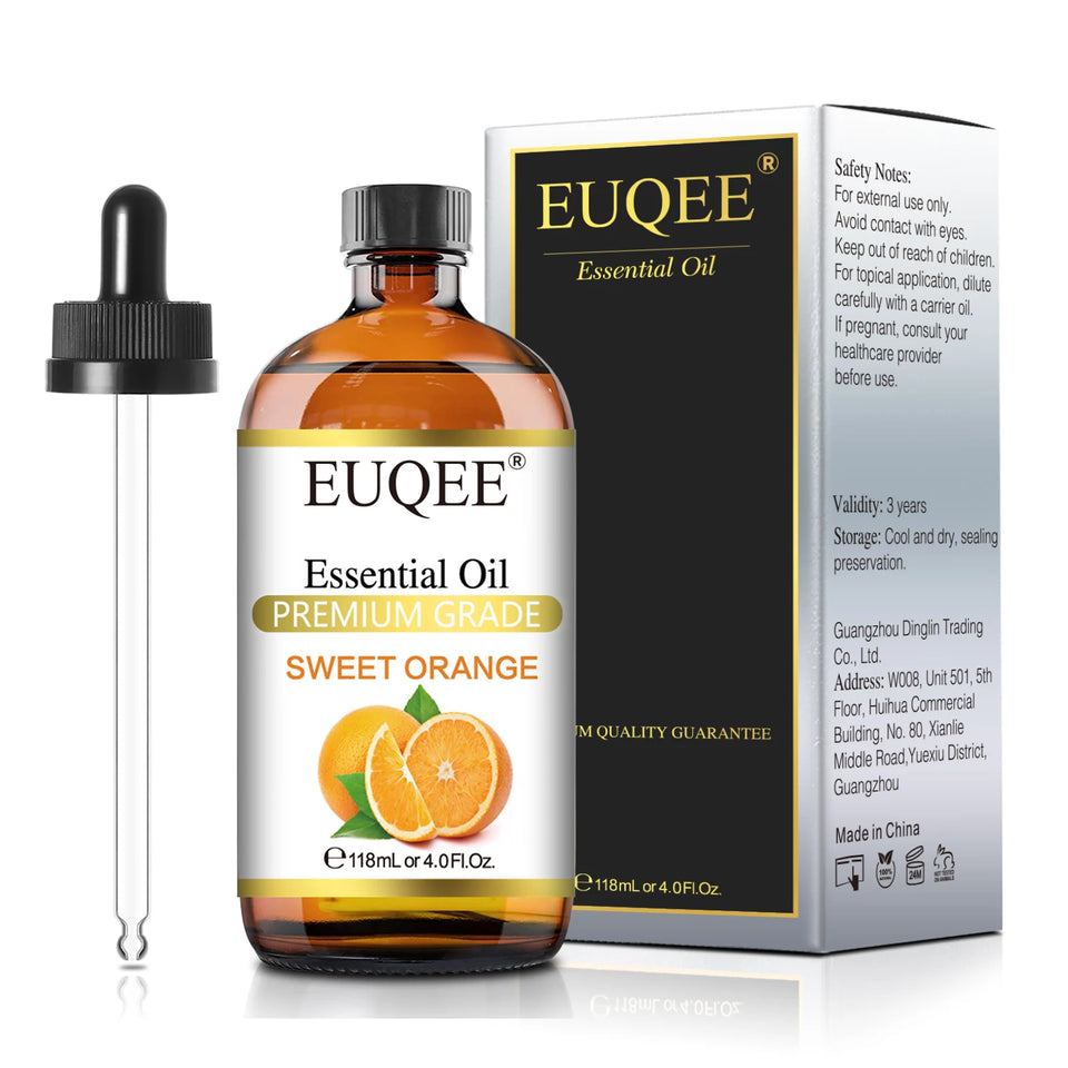EUQEE 118ml Natural Essential Oil for Diffuser, Candles & Aromatherapy