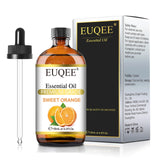 EUQEE 118ml Essential Oils – Lavender, Jasmine, Eucalyptus, Vanilla & Peppermint with Glass Dropper