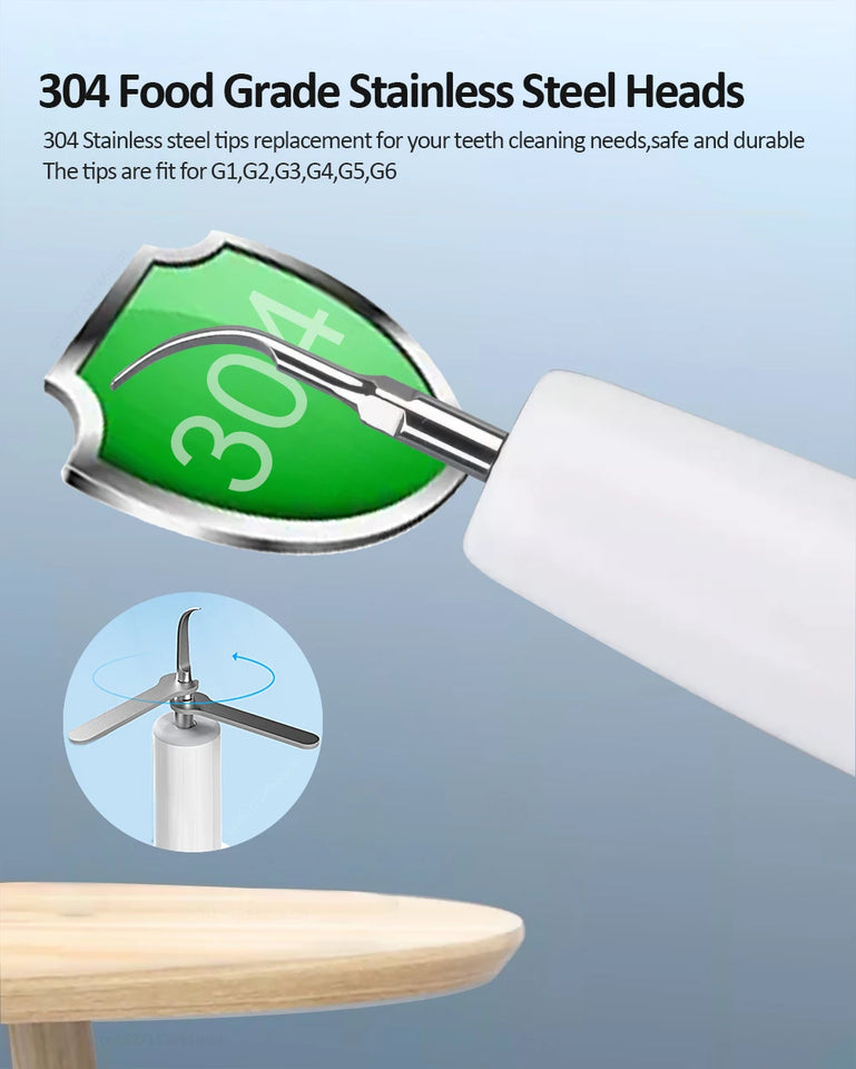 Ultrasonic Dental Calculus Scaler – Electric Tartar & Plaque Remover for Teeth Cleaning and Stain Elimination