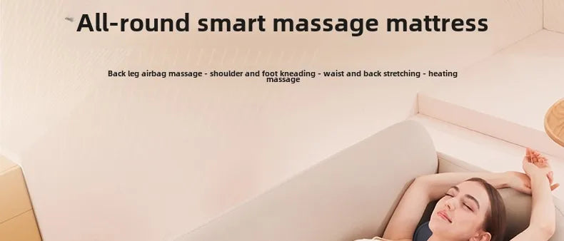 Upgrade Large Area Vibration Airbag Swing Heated Neck Massager Full Body Massage Mat Mattress Traction Lumbar with Remote Contro