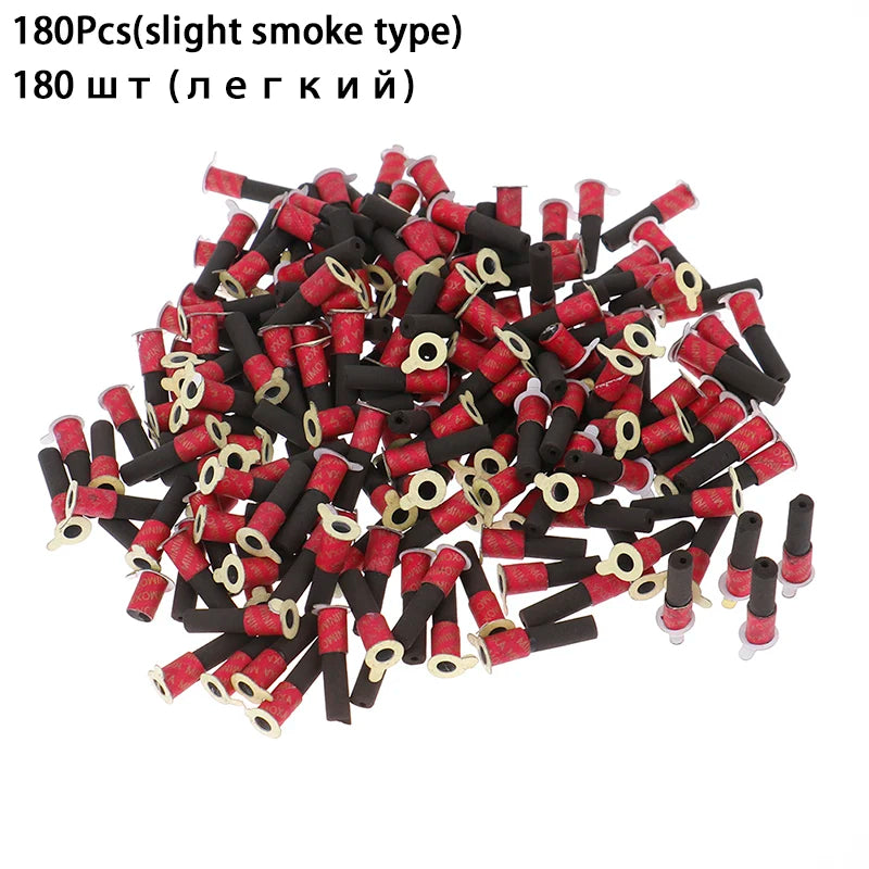 180Pcs Mini Moxibustion Tube Moxa Sticker Wild Mugwort Warm Meridian Acupuncture Points Heating Massage Therapy Relief the Pain