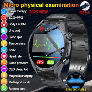 Xiaomi Pulse ECG+PPG Smartwatch 2025 – Blood Lipid, Uric Acid, BP, Body Fat & Sports Health Tracker with Call Function