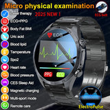 Xiaomi Pulse ECG+PPG Smartwatch 2025 – Blood Lipid, Uric Acid, BP, Body Fat & Sports Health Tracker with Call Function