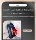 Upgrade Large Area Vibration Airbag Swing Heated Neck Massager Full Body Massage Mat Mattress Traction Lumbar with Remote Contro