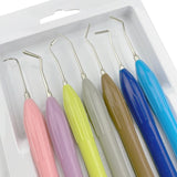 lDental Double-Ended Resin Filler Spatula Set – Stainless Steel Composite Filling Tool with Silicone Handle