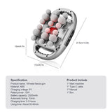 42-Head Fascia Massage Gun – High-Frequency Muscle Massager for Back, Neck, Shoulder & Waist Relief