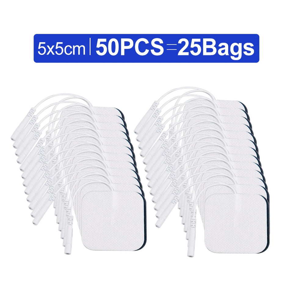 50/20/10pcs Electrode Pads Muscle Stimulator Acupuncture Physiotherapy Patches Tens Machine Conductive Gel Body Massage Pads