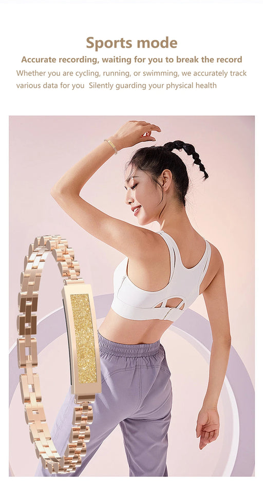 Waterproof Smart Fitness Bracelet – Activity Tracker with Heart Rate, Sleep Monitor & Pedometer for Men & Women (Android & iOS)