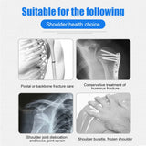 TIKE Adjustable Single Shoulder Support Brace – Black Stability Strap with Pads for Recovery & Injury Protection