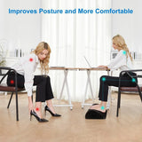 Ergonomic Memory Foam Foot Rest – Non-Slip Washable Under-Desk Foot Stool for Fatigue Relief