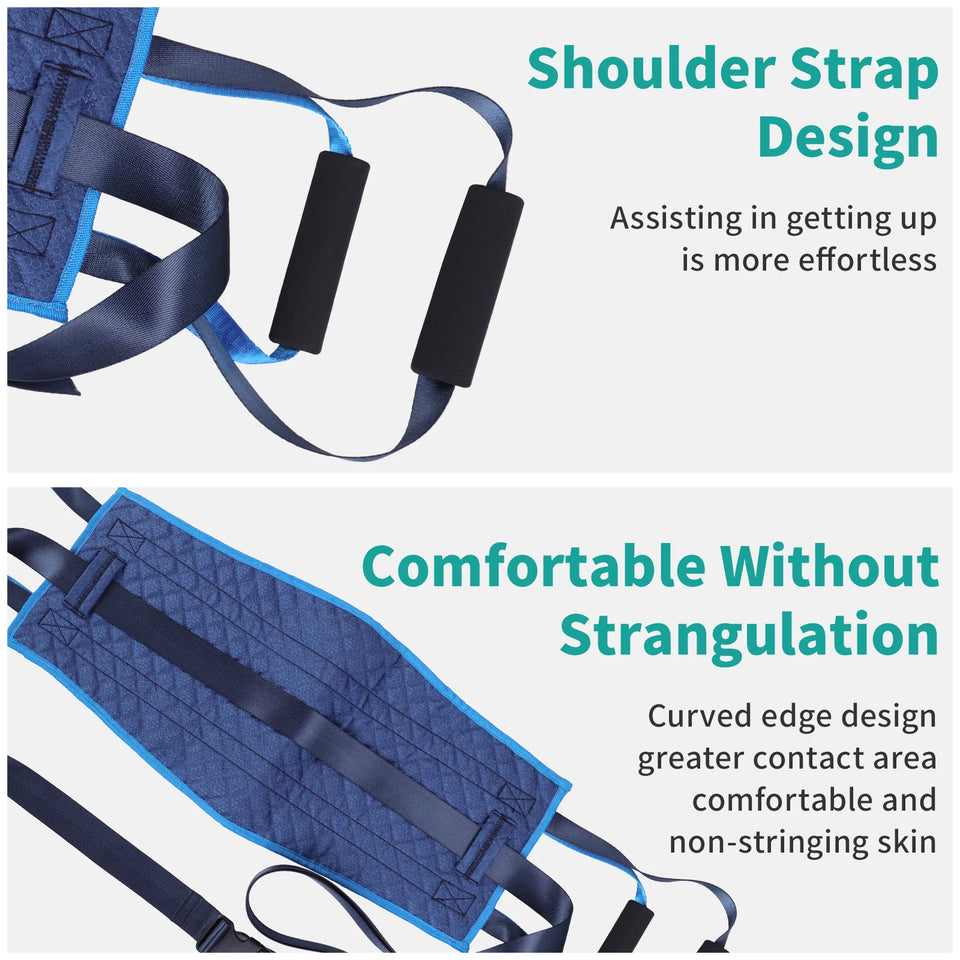 Lefeke Elderly Transfer & Turnover Belt – Nursing Shift Pad for Bedridden Patient Mobility and Care