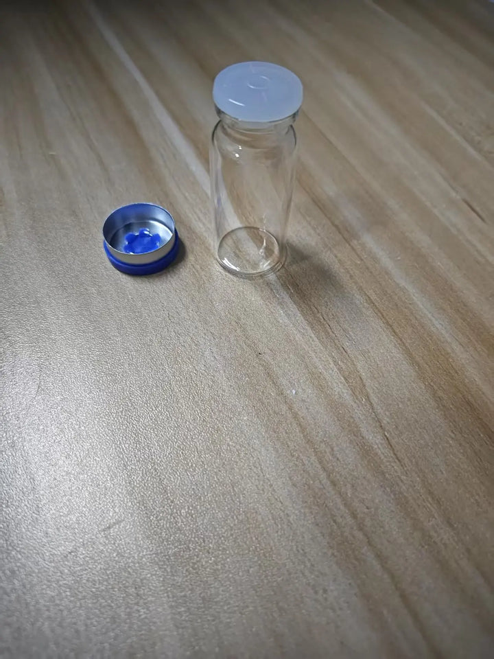 KS-TEK Sterile Empty Vials with Flip-Off Aluminum Cap & Self-Healing Injection Port – Sterile Pack