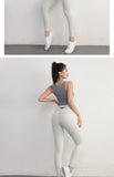 2024 Seamless Peach-Lift Yoga Pants – High-Waist Breathable Fitness Leggings for Women