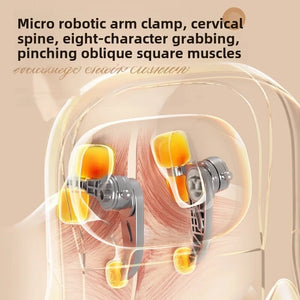 Upgrade Electric Full Body Massage Chair Neck Back Waist Leg Vibration Kneading Shiatsu Cushion Seat Relaxation Trapezius Massag