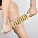 6-in-1 Wood Therapy Massage Roller – Lymphatic Drainage & Anti-Cellulite Massager
