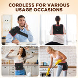 Electric Infrared Knee Pad Re Light Heating Vibration Massager for Back and Waist Thermal Leg Knee Joint Support Brace Wireless