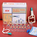 6or24  Pieces Suction Cups Massage Vacuum Cupping Body Massager Plastic Vacuum Suction Therapy Cupping Set Cans for Massage