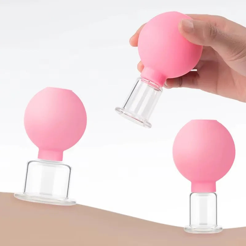 Tuhopeta Vacuum Cupping Glass Jar Cellulite Massager Acupuncture Suction Cup Slimming FatBurning Health Care Chinese MedicalTool