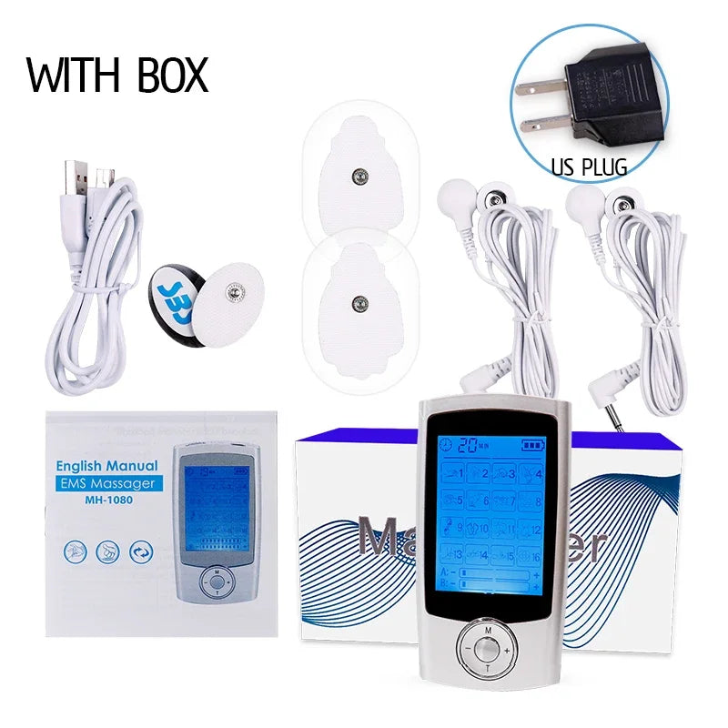 Smart Health 16-Mode Digital Pulse Massager – Electrotherapy Muscle Stimulator & Pain Relief Device