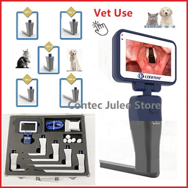 Mexico Local Stock 3.5 Inch HD Touch screen Anesthesia Digital Video Laryngoscope 6 sizes Reusable Sterilizable Blades Optional