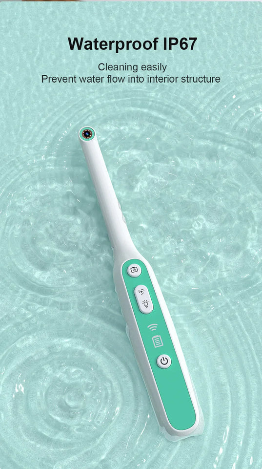 INSKAM WiFi Visual Mouth Camera – 1440P Dental Endoscope Oral Examination Camera with 2MP System, IP67 Waterproof