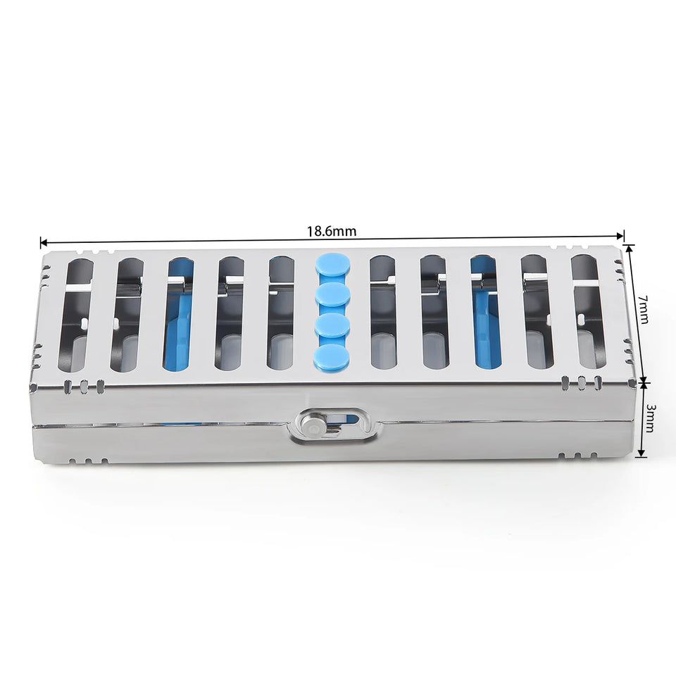AZDENT Dental Sterilization Rack – Autoclavable Surgical Cassette & Disinfection Tray