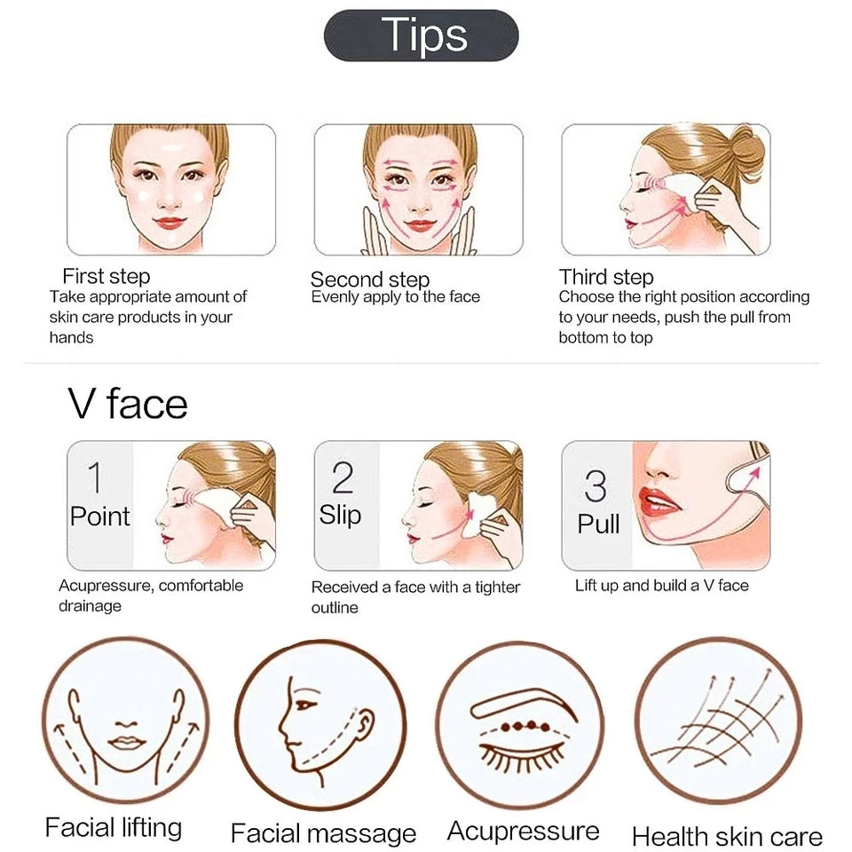 Heart-Shaped Beeswax Gua Sha Massage Tool for Face & Body – SPA Scraper and Acupuncture Massager