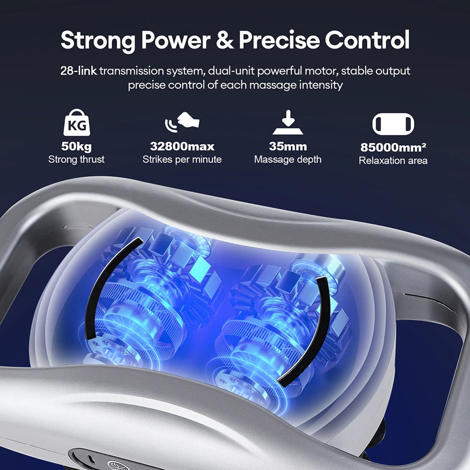 30-Head Massage Gun – High-Frequency Vibration Deep Tissue Muscle Massager