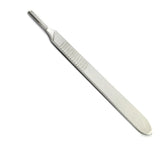 100PCS Sterile Dental Surgical Blades – Carbon Steel Scalpel Knives with Handle for Medical, Beauty, and DIY Repairs