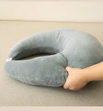 Ergonomic U-Shaped Gaming Pillow – Arm & Elbow Support Lap Cushion for Adults & Kids (Crocheting, Reading, Gaming)