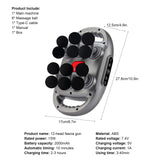 42-Head Fascia Massage Gun – High-Frequency Muscle Massager for Back, Neck, Shoulder & Waist Relief