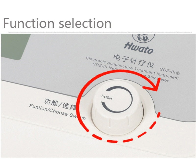 Hwato SDZ III Electro Low-Frequency Acupuncture Stimulator 6 Channels Acupuncture Needle Treatment for Nerve and Muscle Massage