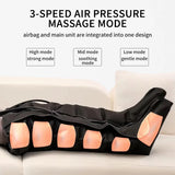 Air Pressure Leg Massager Foot Massage Boots Kneading Squeeze Deep Relaxation Calf With Remote Control