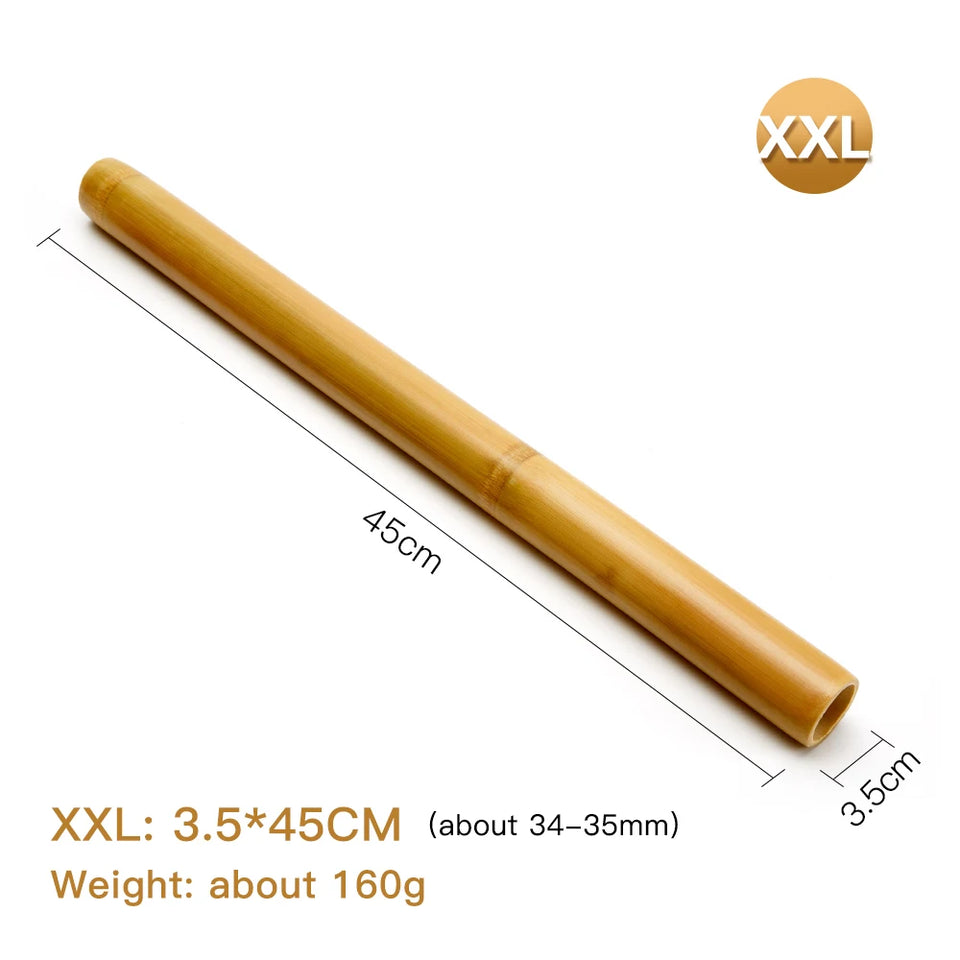 Natural Bamboo Massage Stick Wood Therapy Stick Gua Sha Massage Wood Therapy Tools for Body Contour Cupping Gua Sha Massager