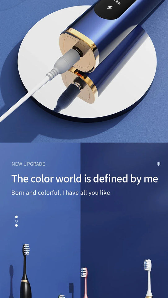 Xiaomi Youpin Sonic Electric Toothbrush – USB Rechargeable, IPX7 Waterproof, 3 Modes, 180-Day Battery Life