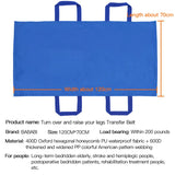 Elderly & Disabled Transfer Belt – Nursing Shift Pad & Turn Over Aid for Bedridden Patient Mobility