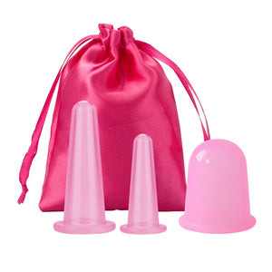 Silicone Vacuum Cup Suction Cups Vacuum Cans Massage Body Face Neck Massage Suction Cup Health Care Cellulite Massage Tools