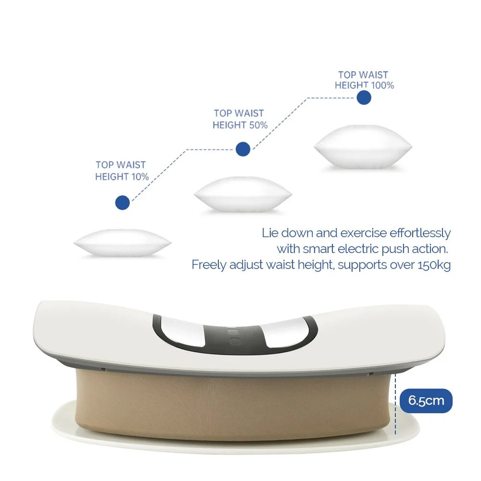 Electric Lumbar Traction Massager Inflatable Back Stretcher Device Adjustable Vibration Waist Massager Waist Spine Support Back