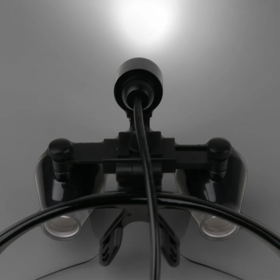 Dental Surgical Loupes 2.5X/3.5X with LED Light – Medical Magnifying Glasses for Dentistry & Surgery