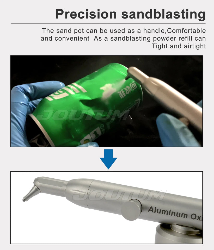 ATMDENT Dental Aluminum Oxide Micro Blaster – Air Abrasion Sandblasting Polisher & Microetcher for Precision Dentistry