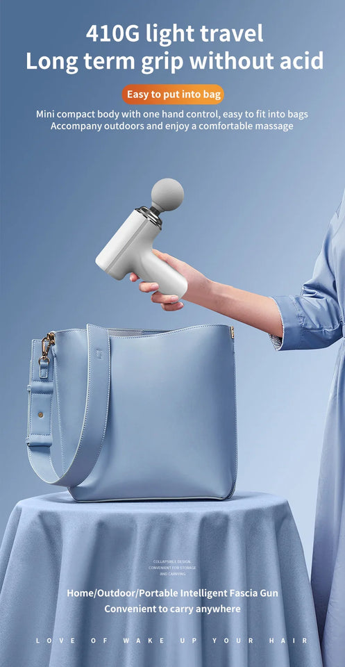 Mini Massage Gun – Wireless Deep Tissue Muscle Relaxation Massager