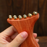 Radiant Skin Savior Lymphatic Detox Face Massager Fades Wrinkles Firms Jawline and Eyes Natural Copper Wood Beauty Tool