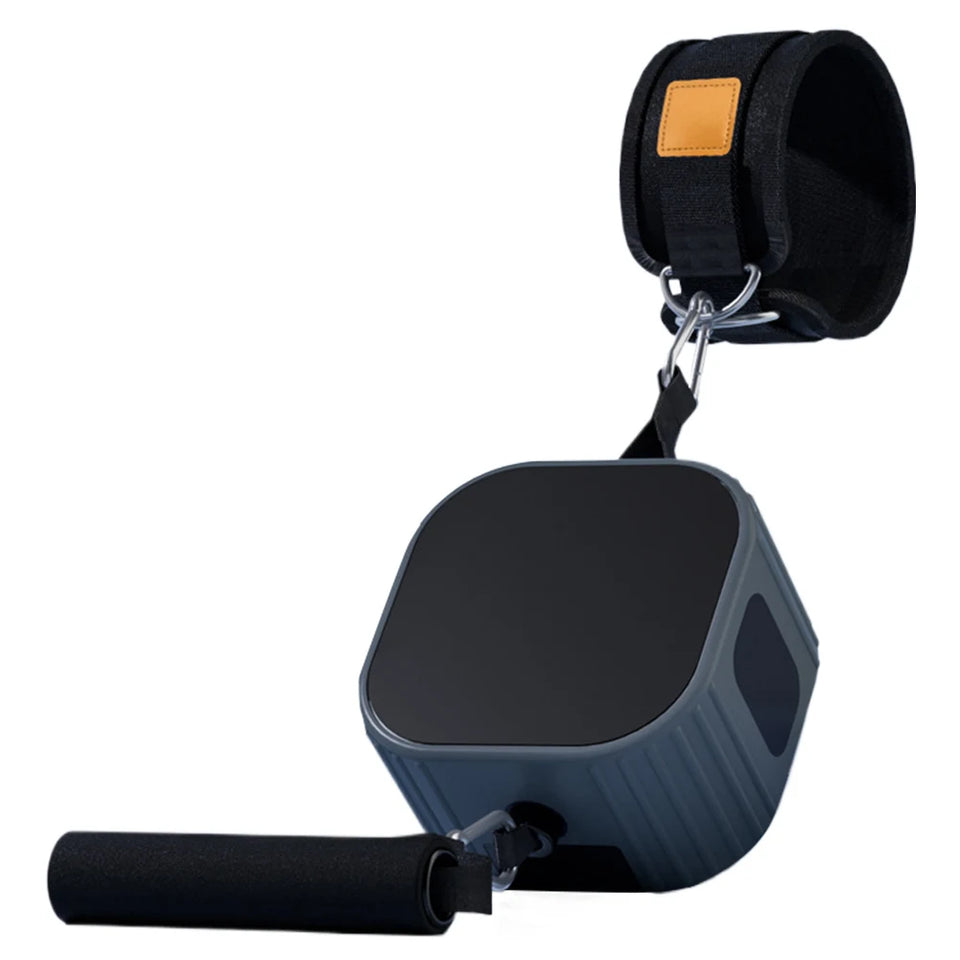 Fitness Pump Adjustable Resistance Rowing Machine – Strength Training Puller with Counter for Home Gym