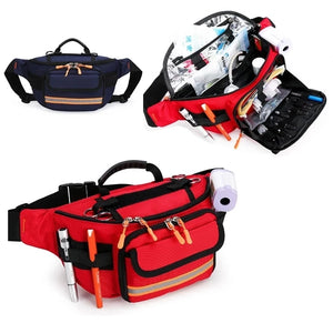 Outdoor First Aid Waist Bag – Empty Medical Organizer for Travel, Camping & Emergency Survival