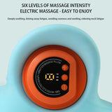 Multifunction EMS Electrotherapy Heating Cervical Spine Pillow Wireless Ergonomic Acupressure Neck Pillow for Relax Pain Relief